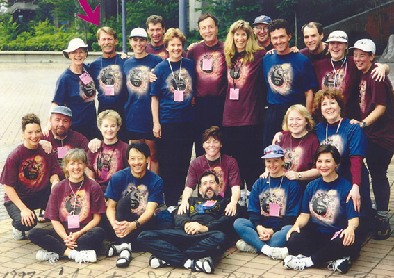 Angels on Dragons - Dragon Boat Team - 1997, Vancouver, B.C. Canada.