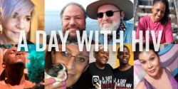 A DAY WITH HIV - www.adaywithhiv.com Poster: A DAY WITH HIV