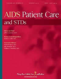 Caption: AIDS Patient Care and STDs is the leading journal for clinicians, enabling them to keep pace with the latest developments in this evolving field. Credit: 2012 Mary Ann Liebert, Inc., publishers