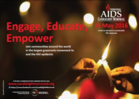 AIDS Candlelight Memorial 2016: Engage, Educate, Empower! May 15, 2016 - www.candlelightmemorial.org