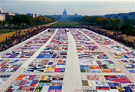 The AIDS Memorial Quilt. Washington, D.C. U.S.A.
