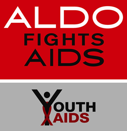 Poster: ALDO FIGHTS AIDS - Youth AIDS - www.aldoshoes.com