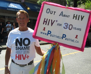 Bradford McIntyre says it's important to end the stigma over being HIV positive. Photo Credit: Charlie Smith www.straight.com