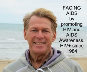 Bradford McIntyre - Facing AIDS Photo: Facing AIDS by promoting HIV and AIDS Awareness. HIV+ since 1984
