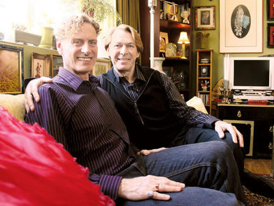 Deni Daviau (Left) and Bradford McIntyre (Right) are in a serodiscordant relationship, where one partner is living with HIV, and the other is not. Monday, October 22, 2012 - Metro News - www.metronews.ca.