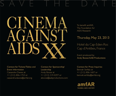 Cinema Against AIDS XX - www.amfar.org