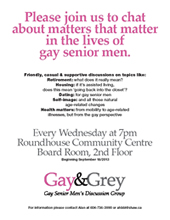 Gay&Grey Gay Men's Discussion Group