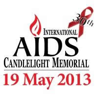 30th Anniversary logo of the International AIDS Candlelight Memorial - www.candlelightmemorial.org