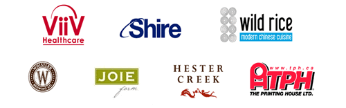 RED RIBBON GALA Sponsors: ViiV Healthcare - Shire - Wild Rice - Whistler Brewing Company - JOIE - Hester Creek - The Prining House Ltd.