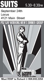 SUITS - POZ WORKING MEN'S DINNER GROUP - positivelivingbc.org