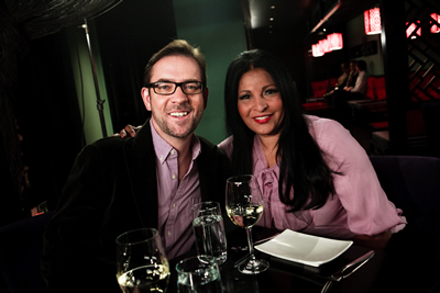 Photo: Ted Allen and Pam Grier. Photo Credit: Huter Willis