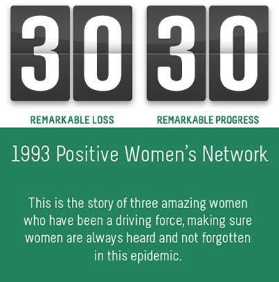 The 30 30 Campaign - 1993 Positive Women's Network - This is the story of three amazing women who have been a driving force, making sure women are always heard and not forgotten in this epidemic. 3030.AIDSVancouver.org