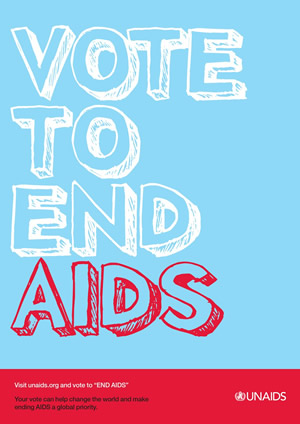 Vote to end AIDS - UNAIDS - www.unaids.org