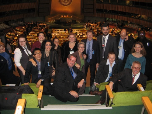 LGBT NGO representatives at the UNGA
