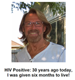 Photo: Bradford McIntyre, HIV Positive: 30 years ago today, I was given six months to live!