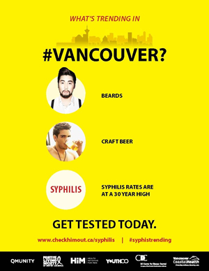 GET TESTED TODAY - www.checkhimout.ca/syphilis