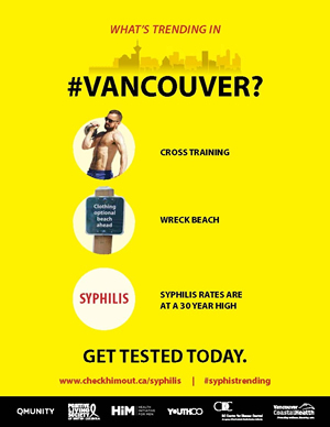 GET TESTED TODAY - www.checkhimout.ca/syphilis
