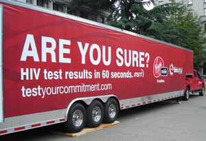 bioLytical Laboratories HIV/AIDS Mobile Testing campaign Test Your Commitment - INSTI® Kit HIV-1 Antibody Test - HIV diagnosis results in 60 seconds - bioLytical Laboratories - biolytical.com