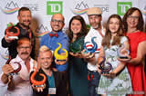 Photo: 2016 Pride Legacy Award Winners - Back Row: John Boychuk, Zdravko Cimbaljevic, Myriam Dumont, John Ferrie, Rachel Garrett, Morgane Oger. Front Row: Dean Thullner & Rohan Hare. Roundhouse Community Centre - June 18, 2016.