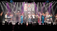 AIDS Vancouver's 30th ANNIVERSARY CELEBRATION closes with AIDS Vancouver Board Members, Staff and Volunteers on stage with ABRA CADABRA at the Commodore Ballroom, Vancouver, BC, July 30, 2013.