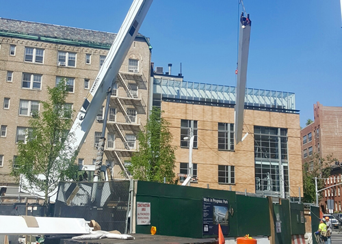 Photo: Construction on New York City AIDS Memorial begins.