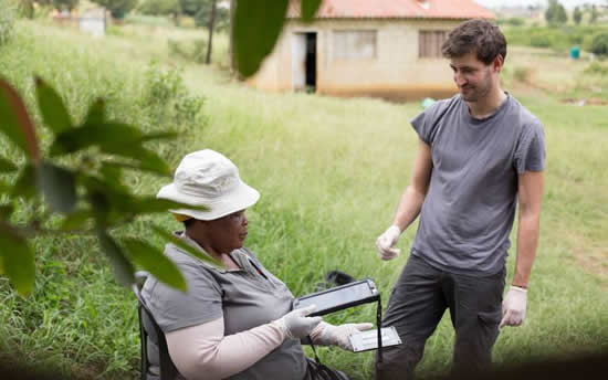Photo: Academics from the London Centre for Nanotechnology at UCL and AHRI used deep learning (artificial intelligence/AI) algorithms to improve health workers’ ability to diagnose HIV using lateral flow tests in rural South Africa.
