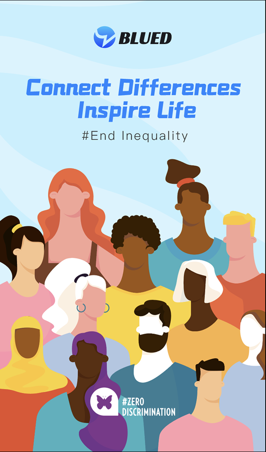 Blued's Zero Discrimination Day Campaign Poster - BLUECITY