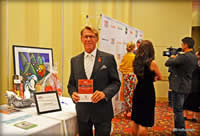 Photo: Bradford McIntyre volunteering at AIDS Vancouver's 7th Annual Celebrity Dim Sum - Saturday September 27, 2014 - Vancouver Bc. Canada. Photo by Rudolph Schmidt