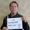 Facing AIDS - I'm Facing AIDS: HIV+ since 1984. Bradford McIntyre, Vancouver, Canada.