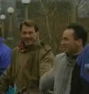 World AIDS Day December 1, 1996 - Hands Across the Bridge - Bradford McIntyre, living with HIV, hand-in-hand with Hands across the Bridge participants. Ottawa, Canada