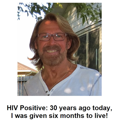 Bradford McIntyre, HIV Positive since 1984,