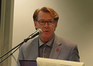 Bradford McIntyre, guest speaker, Focus Group Participant, End-Of-Life Conversations, Care and Community among LGBT Older Adults. SFU Town Hall Meeting. January 28, 2015.