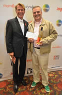 Bradford McIntyre, HIV+ since 1984 and Former AIDS Vancouver Vice Chair, and Stuart Mackinnon, Vancouver Board of Parks and Recreation Chair, AIDS Vancouver's 7th Annual Celebrity Dim Sum - Saturday September 27, 2014 - Vancouver Bc. Canada. Photo by Rudolph Schmidt