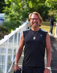 Photo: Bradford McIntyre, Positive Living BC Society Member & Volunteer, at VOLLIES ALL-STARS: Sports Edition: Positive Living BC presents an evening of Volunteer Recognition and Awards. June 10, 2015. Photo by Kangsoon Park