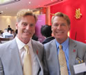 Hairstylist Deni Daviau with his spouse Bradford McIntyre, AIDS Vancouvr Board Vice Chair, at the FIFTH ANNUAL CELEBRITY DIM SUM. June 2nd 2012.