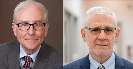 Photo: Dr. John Cairns and Dr. Julio Montaner Dr. John Cairns and Dr. Julio Montaner