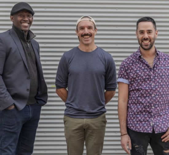 Project co-leads (from left): filmmaker Dudley Alexis, historians Dan Royles and Julio Capó Project co-leads (from left): filmmaker Dudley Alexis, historians Dan Royles and Julio Capó