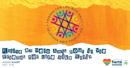 Banner: FRIENDS FOR LIFE BIKE RALLY - AUG 14, 9:00 - 17:00 - bikerally.org