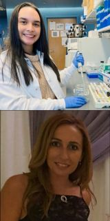 Isabella Young, PhD student in Dr. Rahima Benhabbours lab (top) and Ivana Massud, PhD, senior research associate at the CDC (bottom), were co-first authors.