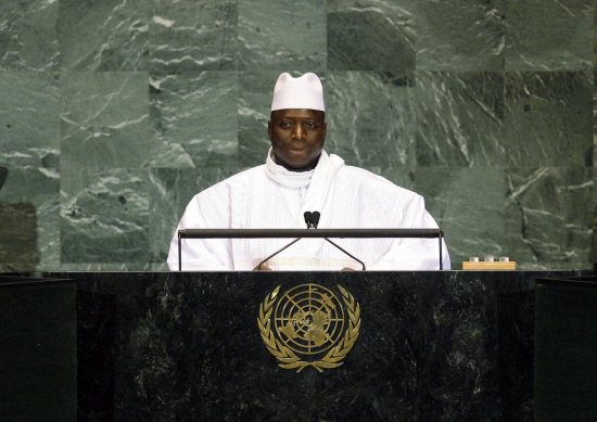 The Gambias former president Yahya Jammeh. Credit: UN Photo/Erin Siegal.