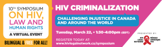10th Symposium on HIV, Law, and Human Rights