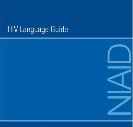 Image: HIV Language Guide HIV Language Guide