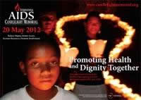 Poster: AIDS Candleight Memorial 20 May 2012 - www.candlelightmemorial.org
