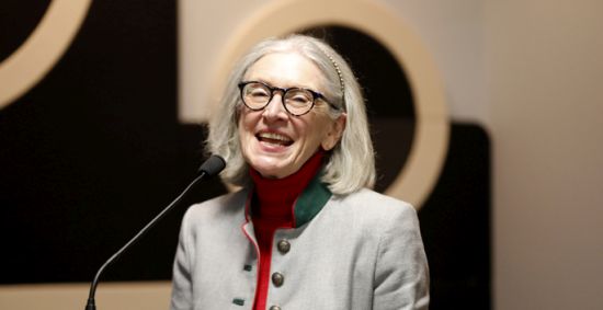 Photo: Kathryn Edwards, MD, spoke at a recent event celebrating her career. (photo by Donn Jones)
Kathryn Edwards, MD