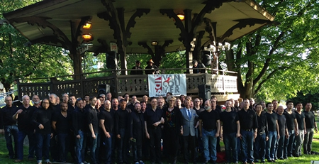 Vancouver Men's Chorus, Leora Cashe & Bradford McIntyre - 30th Vancouver International AIDS Candlelight Memorial - May 19, 2013 - Vancouver, Canada