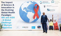 Michel Sidibé, Executive Director of UNAIDS and Under Secretary-General of the United Nations. The Impact of Science & Innovation in the Evolving Global Health Paradigm: HIV and AIDS &ndash; A Global Challenge of Olympic Proportion.
