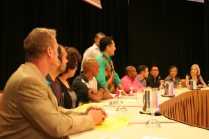 Signing the Declaration to End AIDS - Photo credit: Ben Carter/NMAC