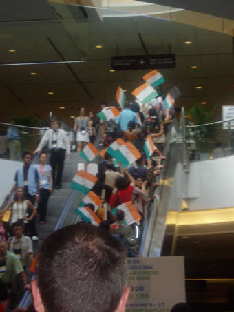 Photo: AIDS 2006: Treatment activists march through the Metro Toronto Convention Centre AIDS 2006: Treatment activists march through the Metro Toronto Convention Centre