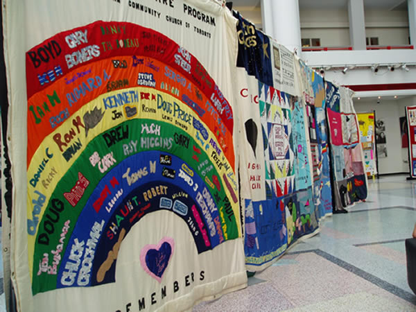 AIDS Memorial Quilt panels