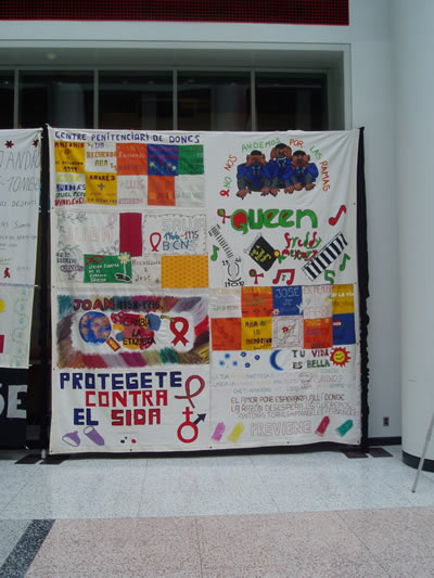 AIDS 2006 - AIDS Quilt panel - August 13 - 18, 2006